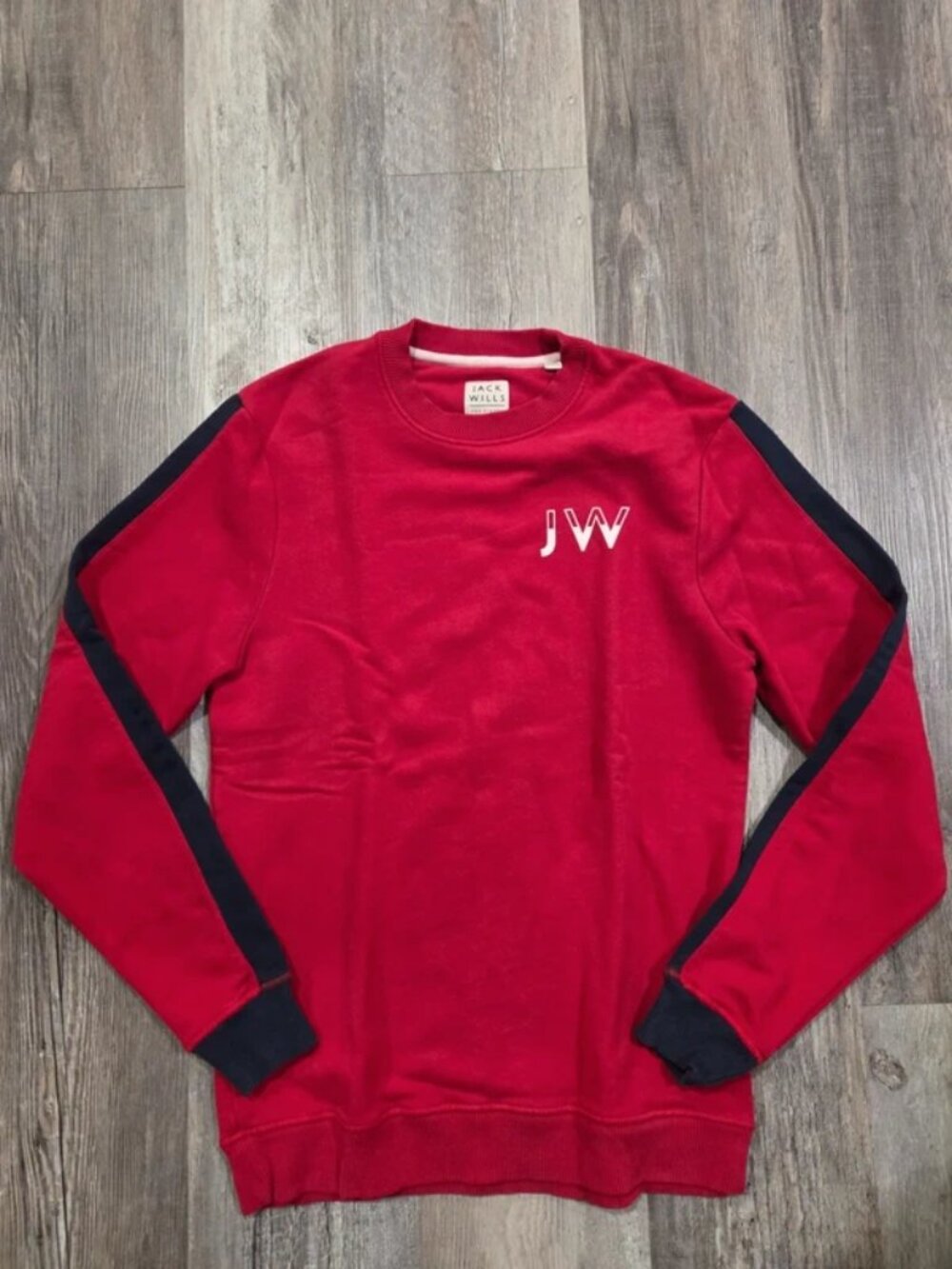 Red Jack Wills Fabulously British Sweater Pullover Men's XS